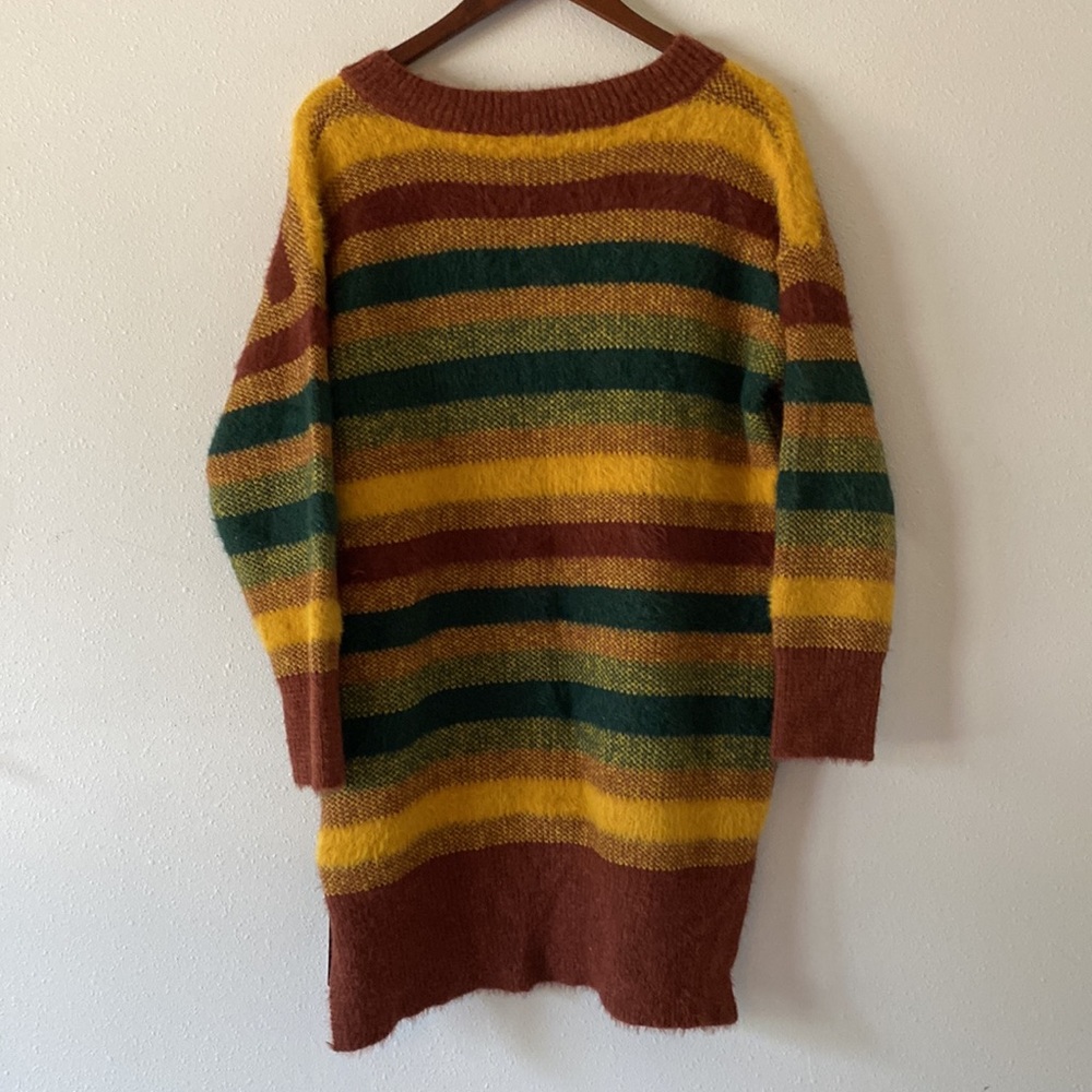 SHEIN Multicolor Striped Long Sleeve Dress - Picture 4 of 4